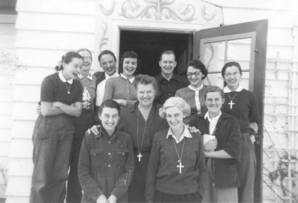 group in front of Mh 1956-57