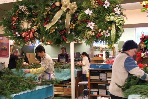 Making Advent wreaths