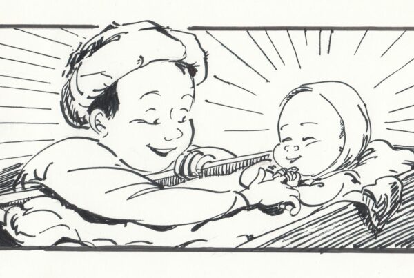 Sketch of the Christ-Child by Alexander MacAdam