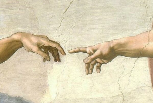 Michelangelo, Creation of Adam. Sistine Chapel, Vatican. - hands detail