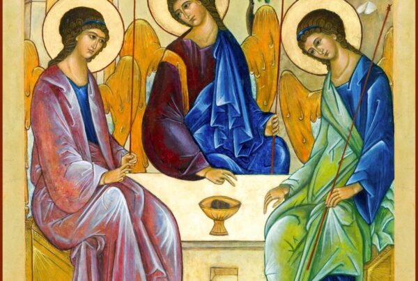 Andrei Rublev's Trinity Icon by Zoyla Grace